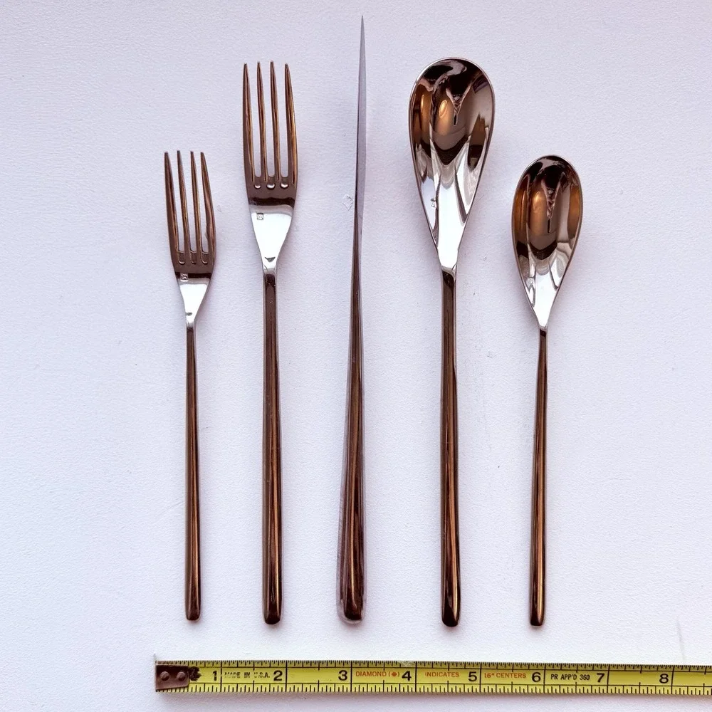 Fortessa‎ Dragonfly 18/10 Stainless Steel Flatware 5 Piece Place Setting